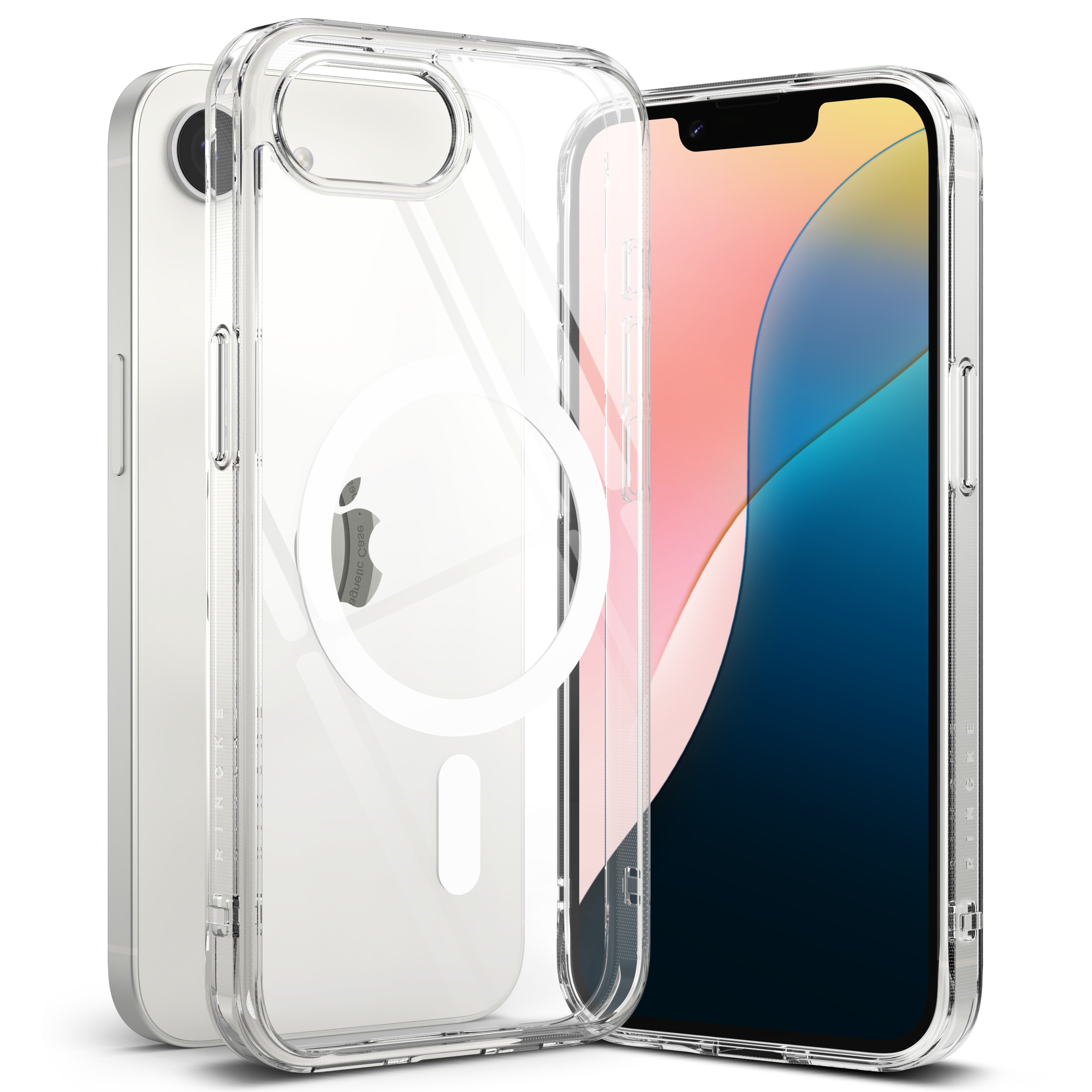 Cover Fusion Magnetic iPhone SE 4 Trasparente