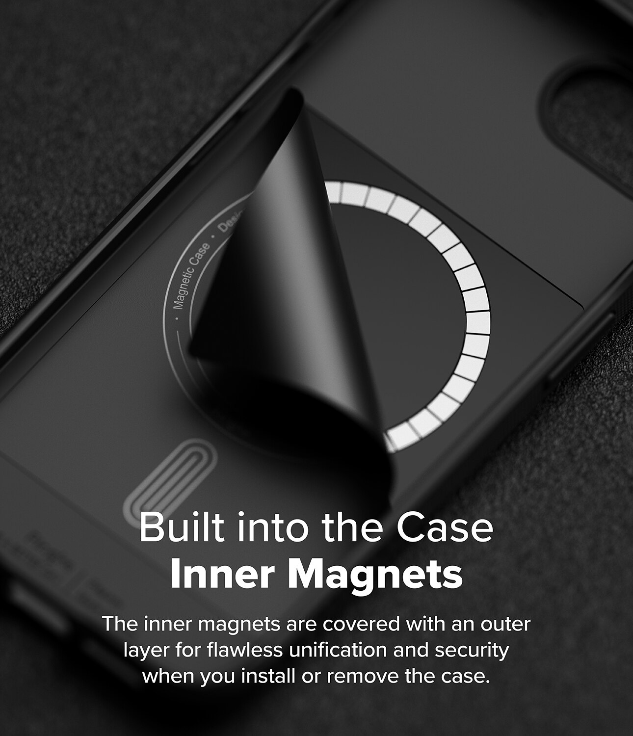 Cover Onyx Magnetic iPhone SE 4 Black