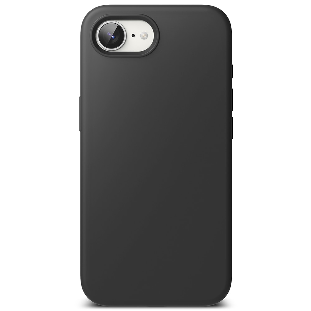 Silicone Magnetic Cover iPhone SE 4 Black