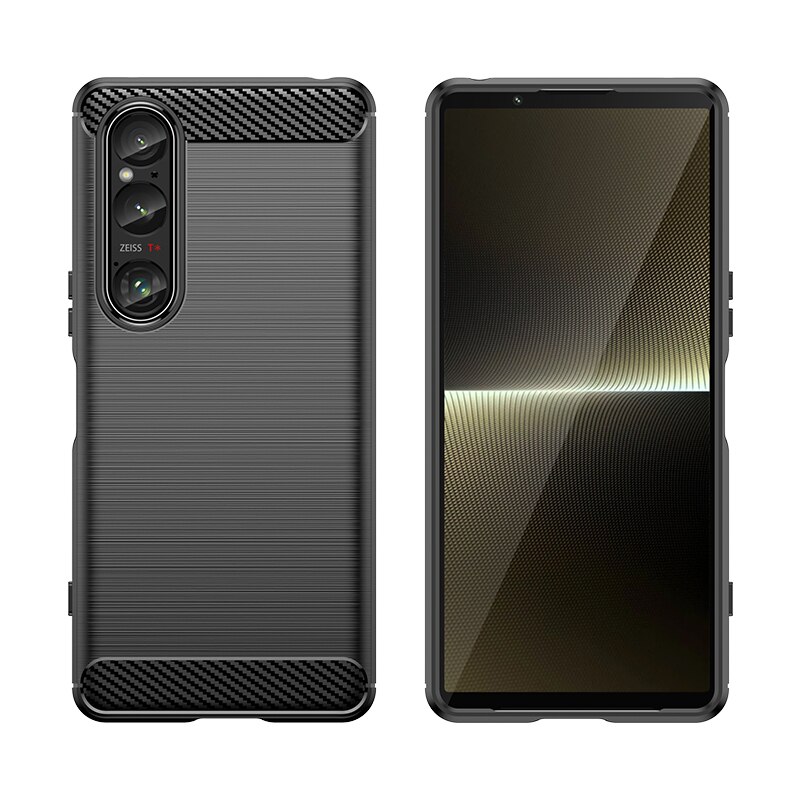 Cover TPU Brushed Sony Xperia 1 VI Black