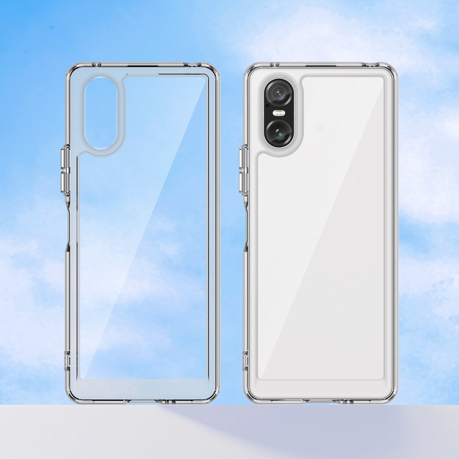 Cover ibride per Sony Xperia 10 VI trasparente