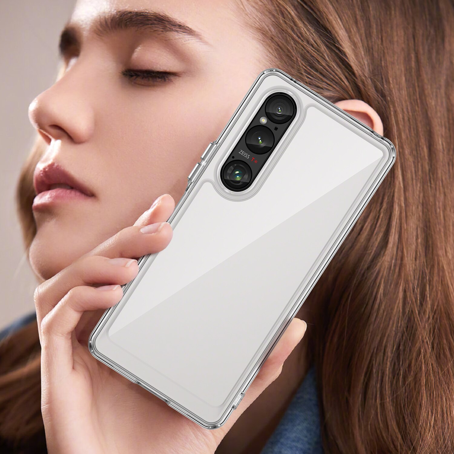 Cover ibride per Sony Xperia 1 VI trasparente