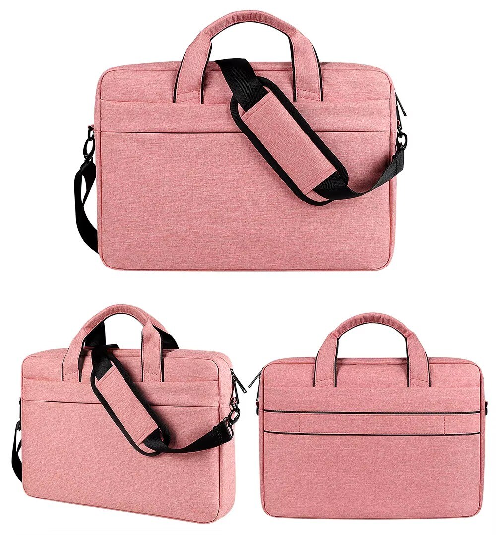 Borsa per laptop con tracolla up to 13,3" rosa