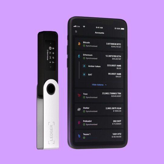 Nano S Plus Crypto Hardware Wallet nero