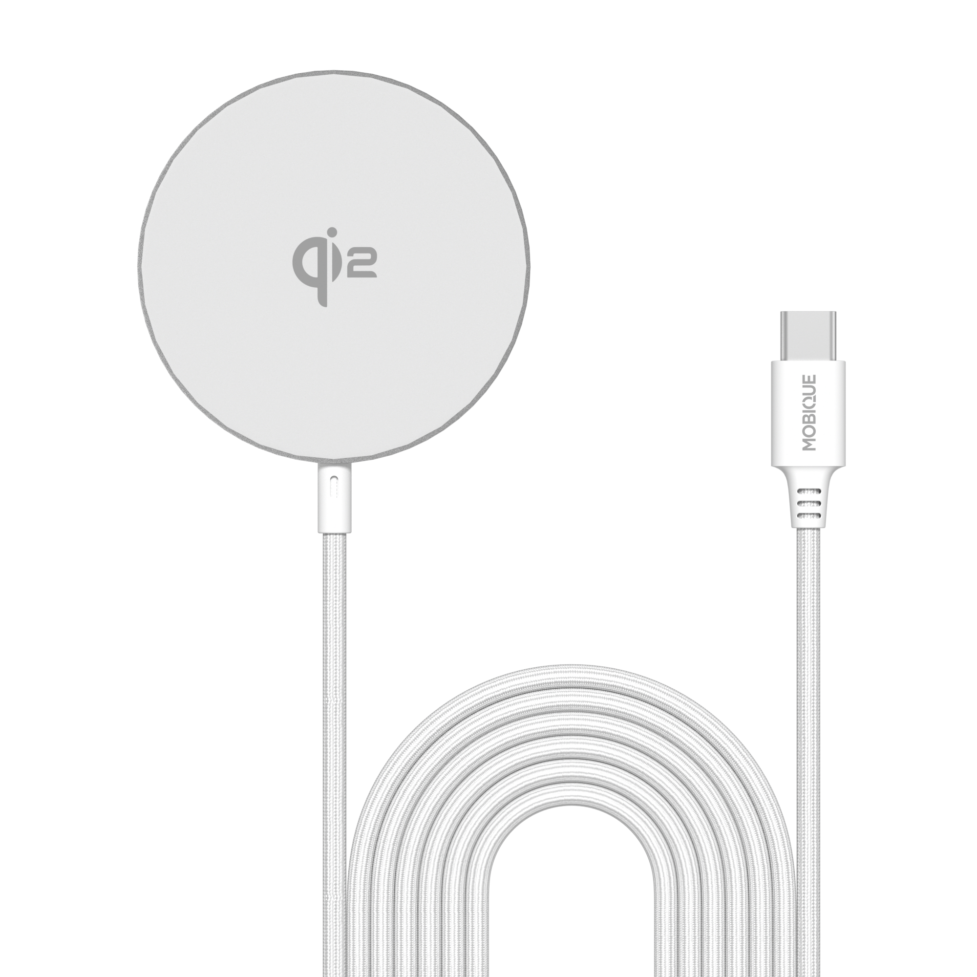 Qi2 Caricatore Wireless Magnetico 15W bianco