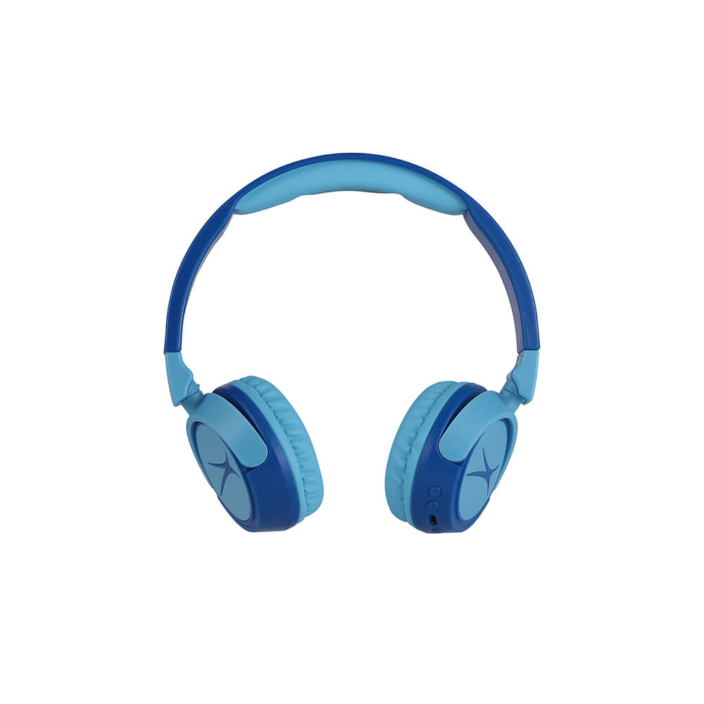 Cuffie wireless On-Ear per bambini 2-in-1, blu