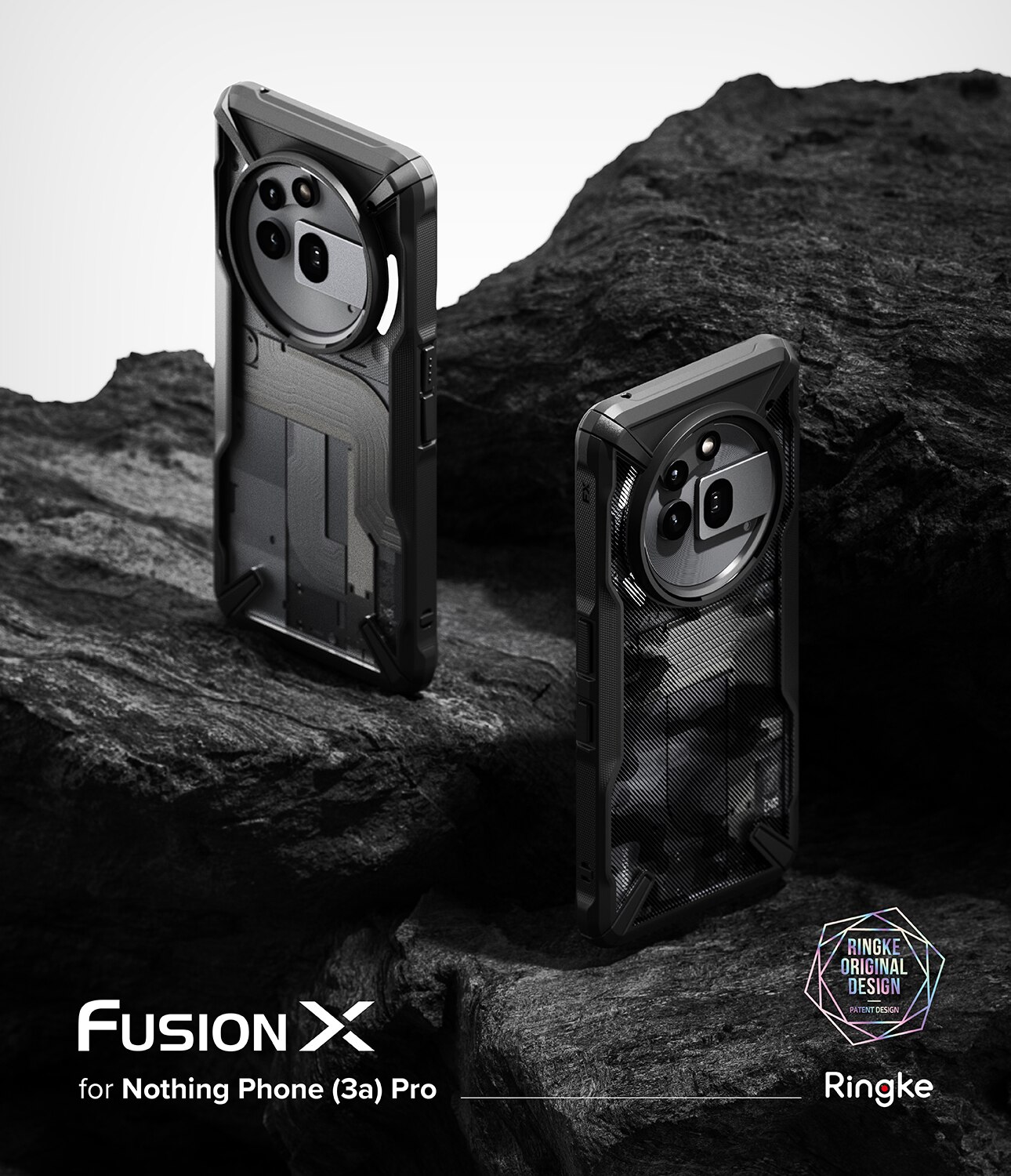 Cover Fusion X Nothing Phone 3a Pro Nero