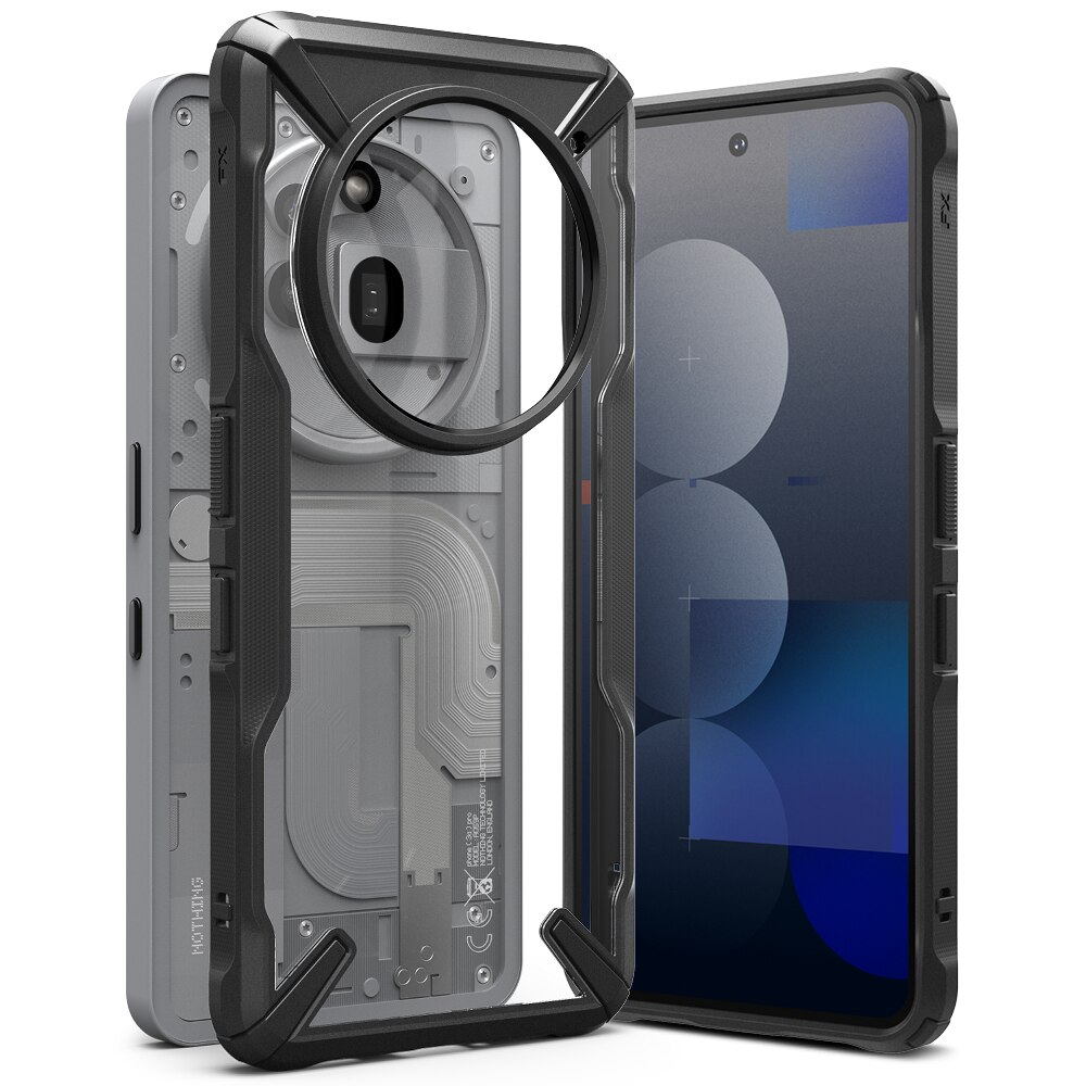 Cover Fusion X Nothing Phone 3a Pro Nero