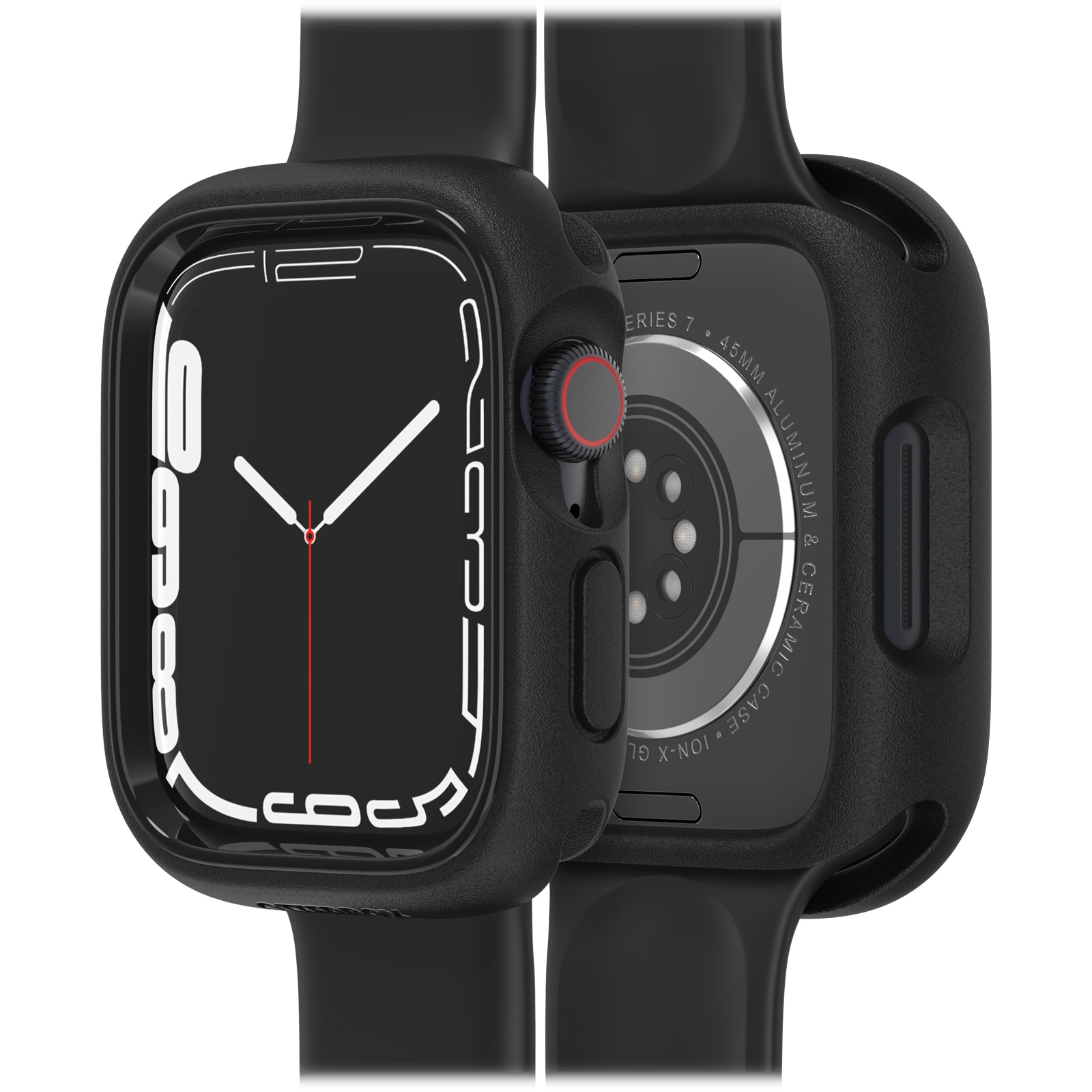 Exo Edge Cover Apple Watch 45mm Series 8 nero