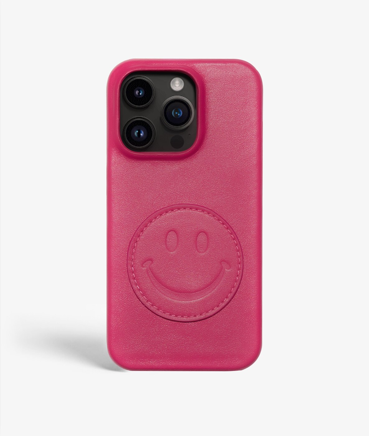 Cover iPhone 14 Pro Max Smiley Pink