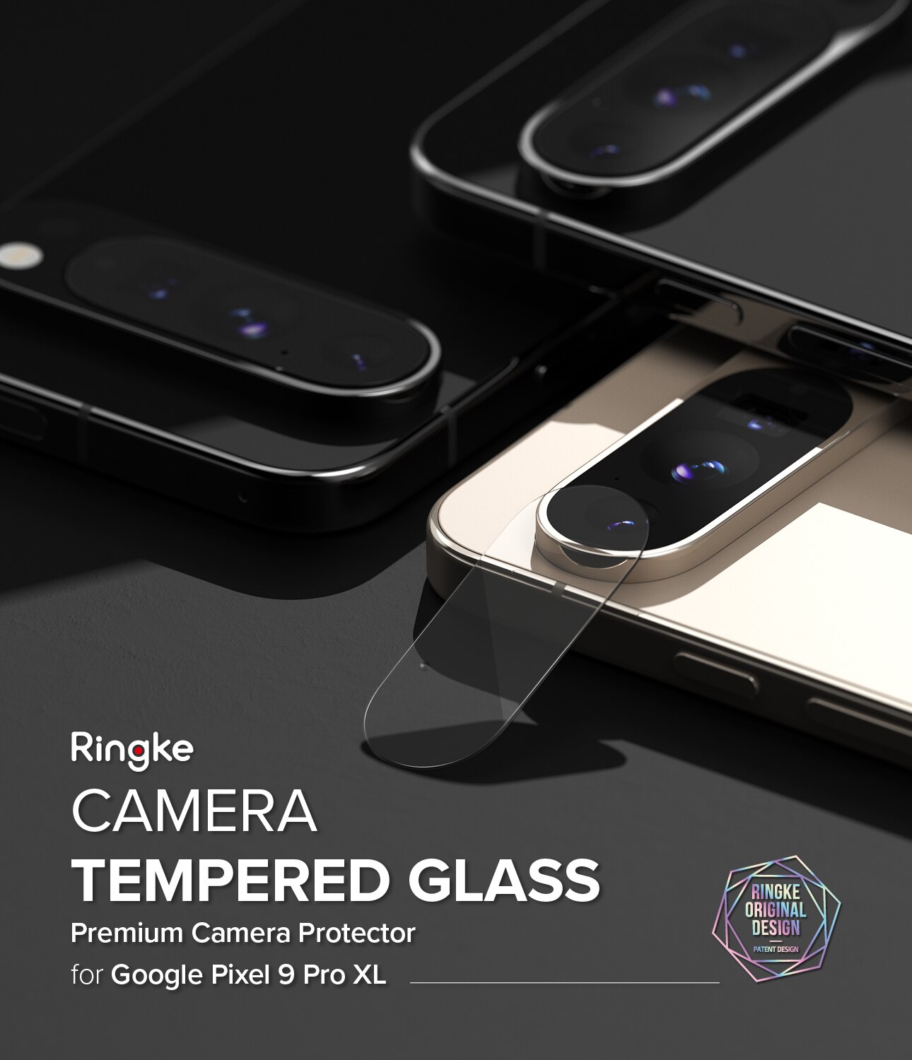 Camera Protector Glass (3-pack) Google Pixel 9 Pro XL Trasparente