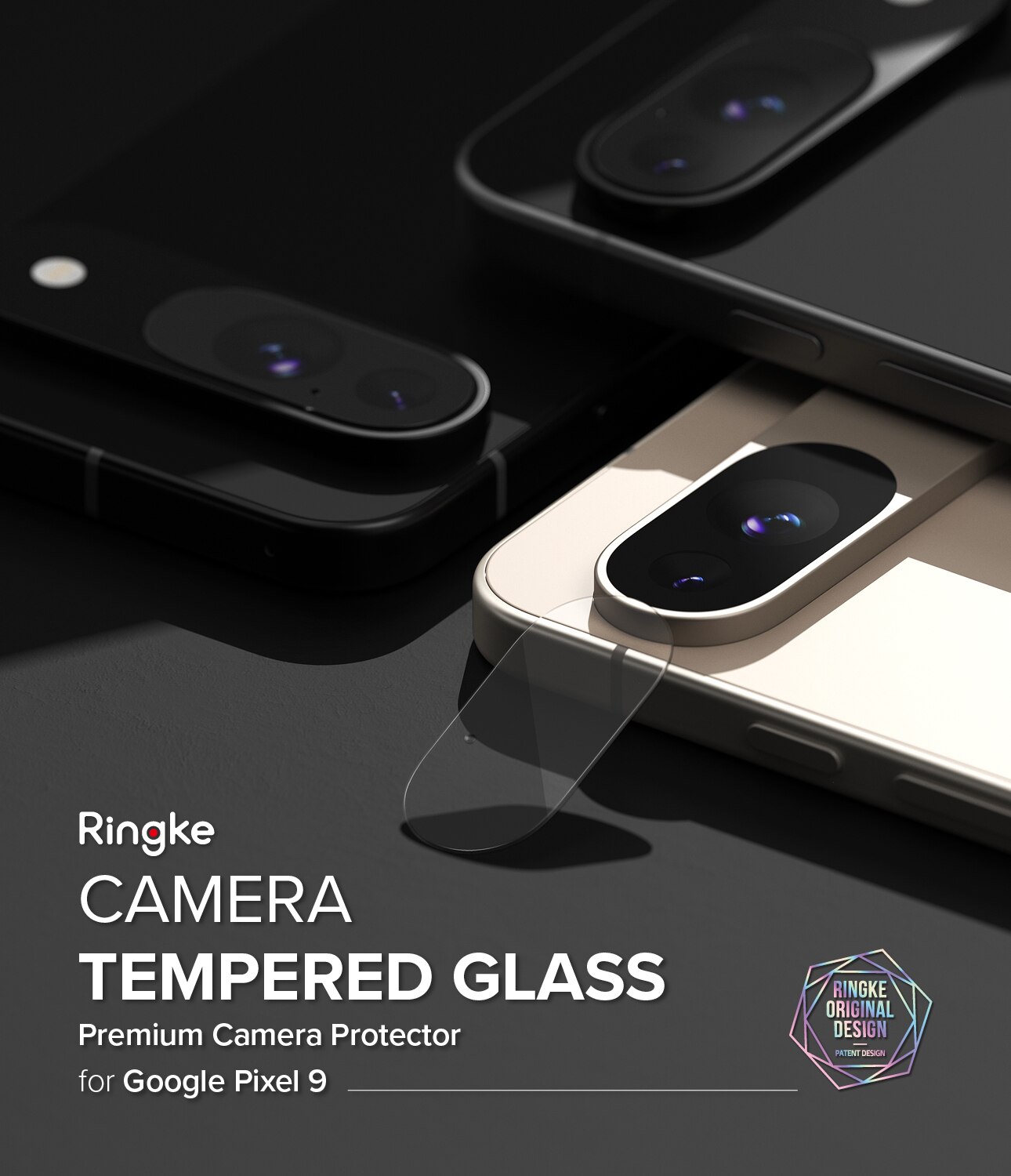 Camera Protector Glass (3-pack) Google Pixel 9 Trasparente