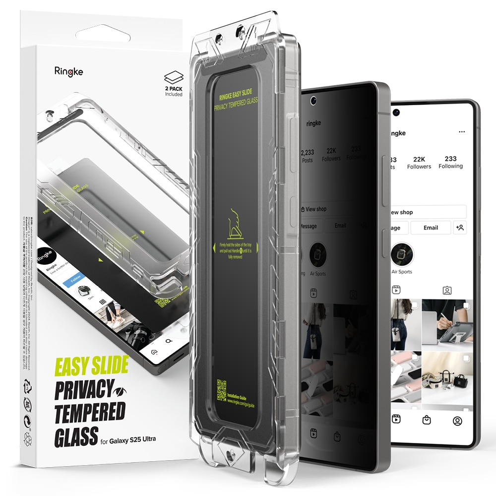 Easy Slide Privacy Glass (2 pezzi) Samsung Galaxy S25 Ultra