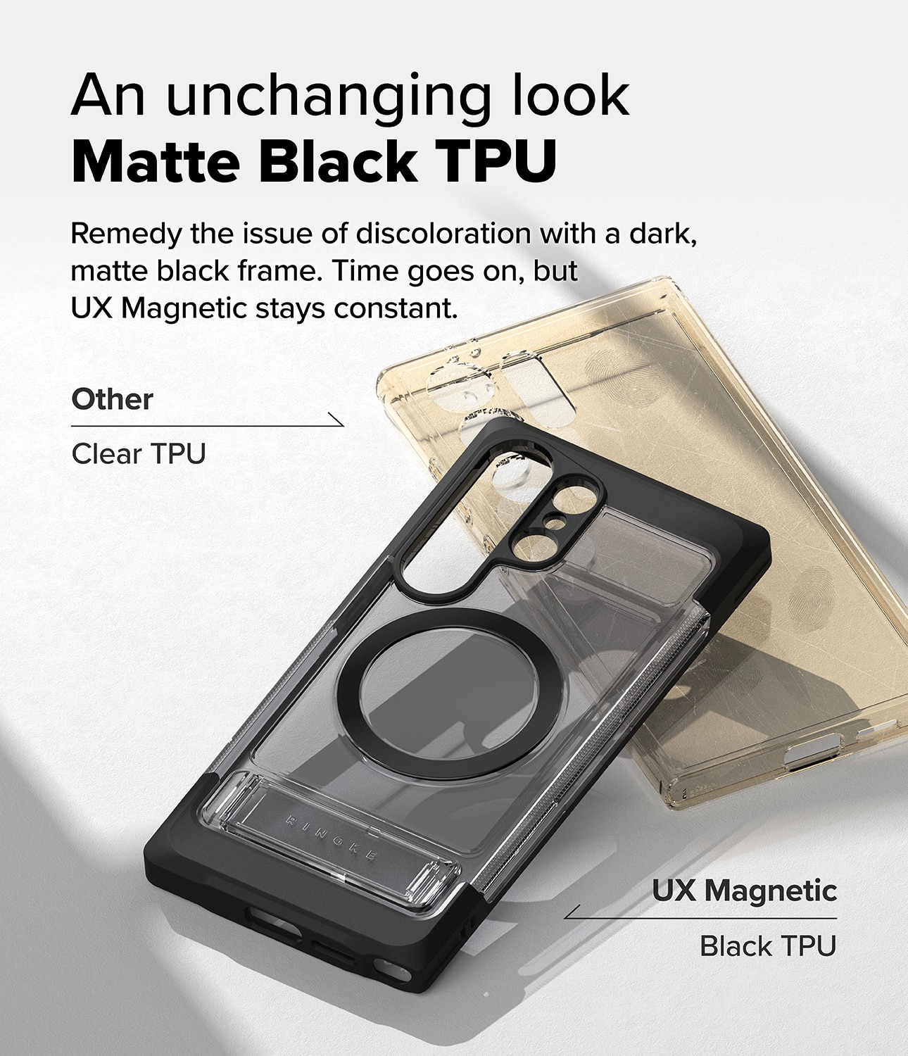 Cover UX Magnetic Samsung Galaxy S25 Ultra Smoke Black