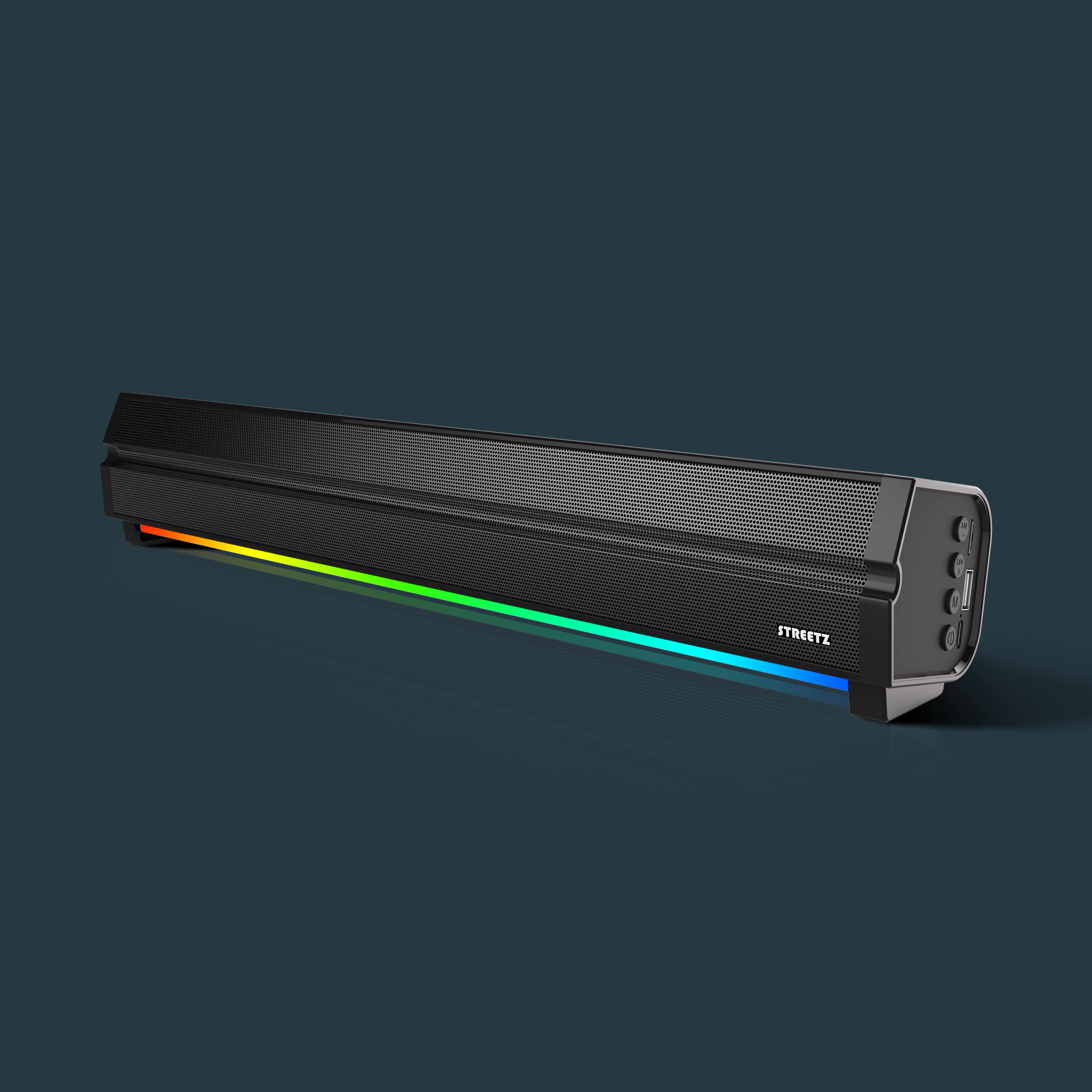 Altoparlante Bluetooth con illuminazione RGB, nero