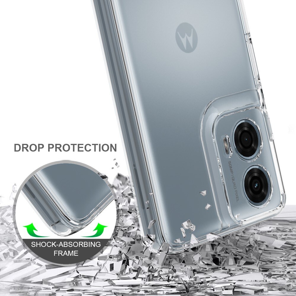 Cover ibride per Motorola Moto G85trasparente