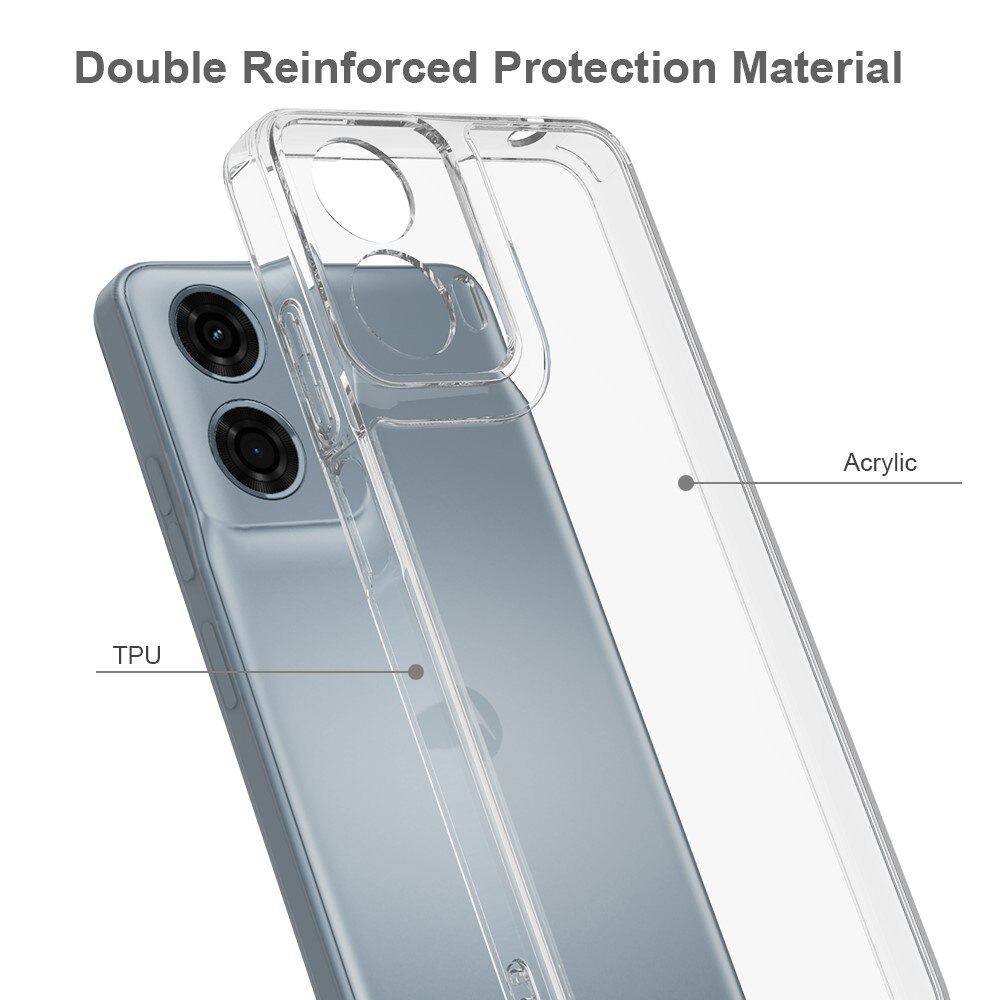 Cover ibride per Motorola Moto G85trasparente