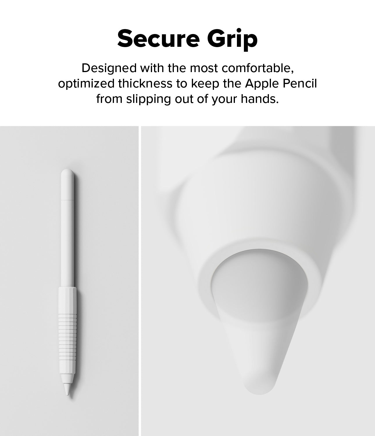 Silicone Grip Holder Apple Pencil, bianco