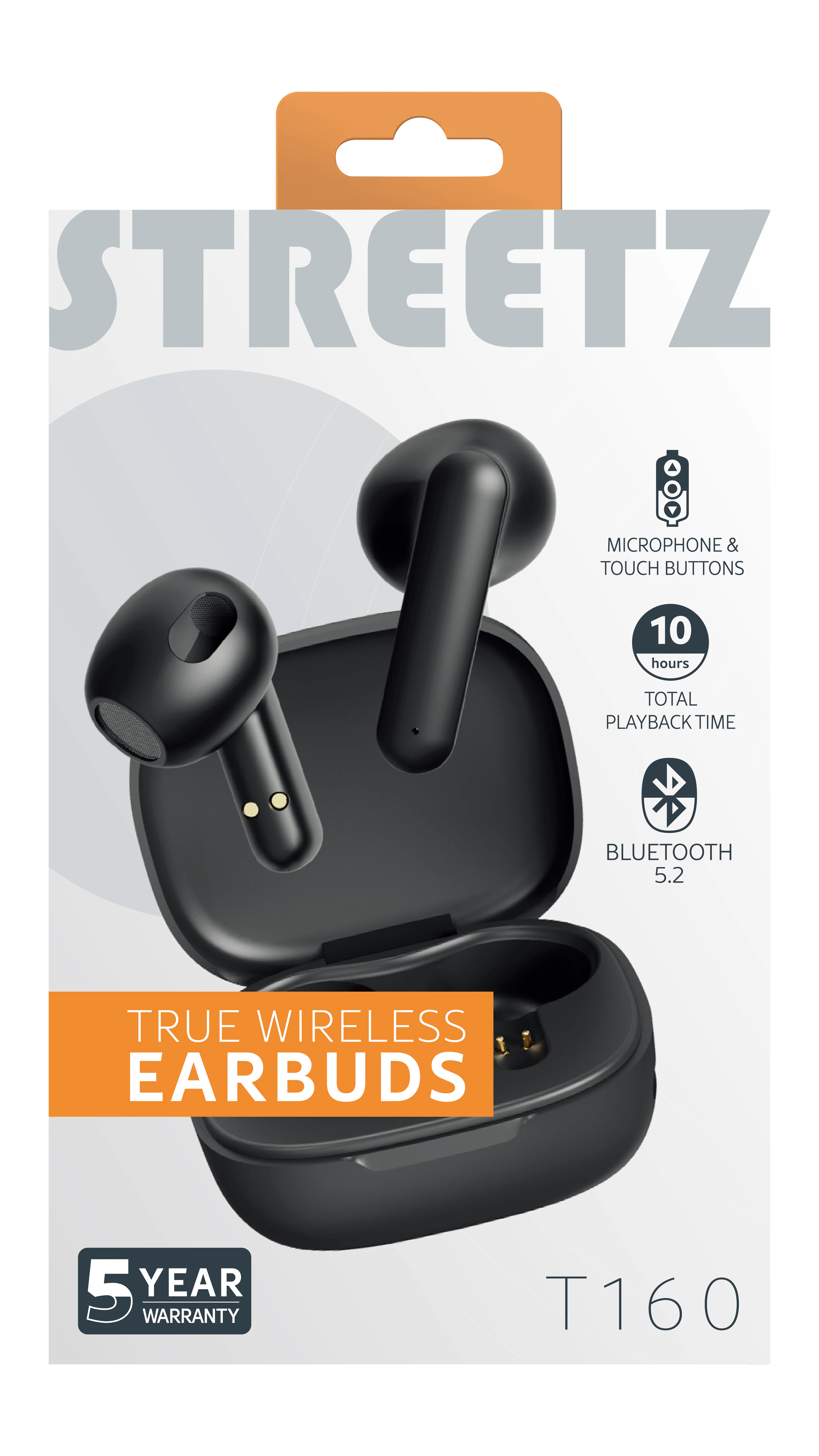 Auricolari True Wireless in-ear, nero