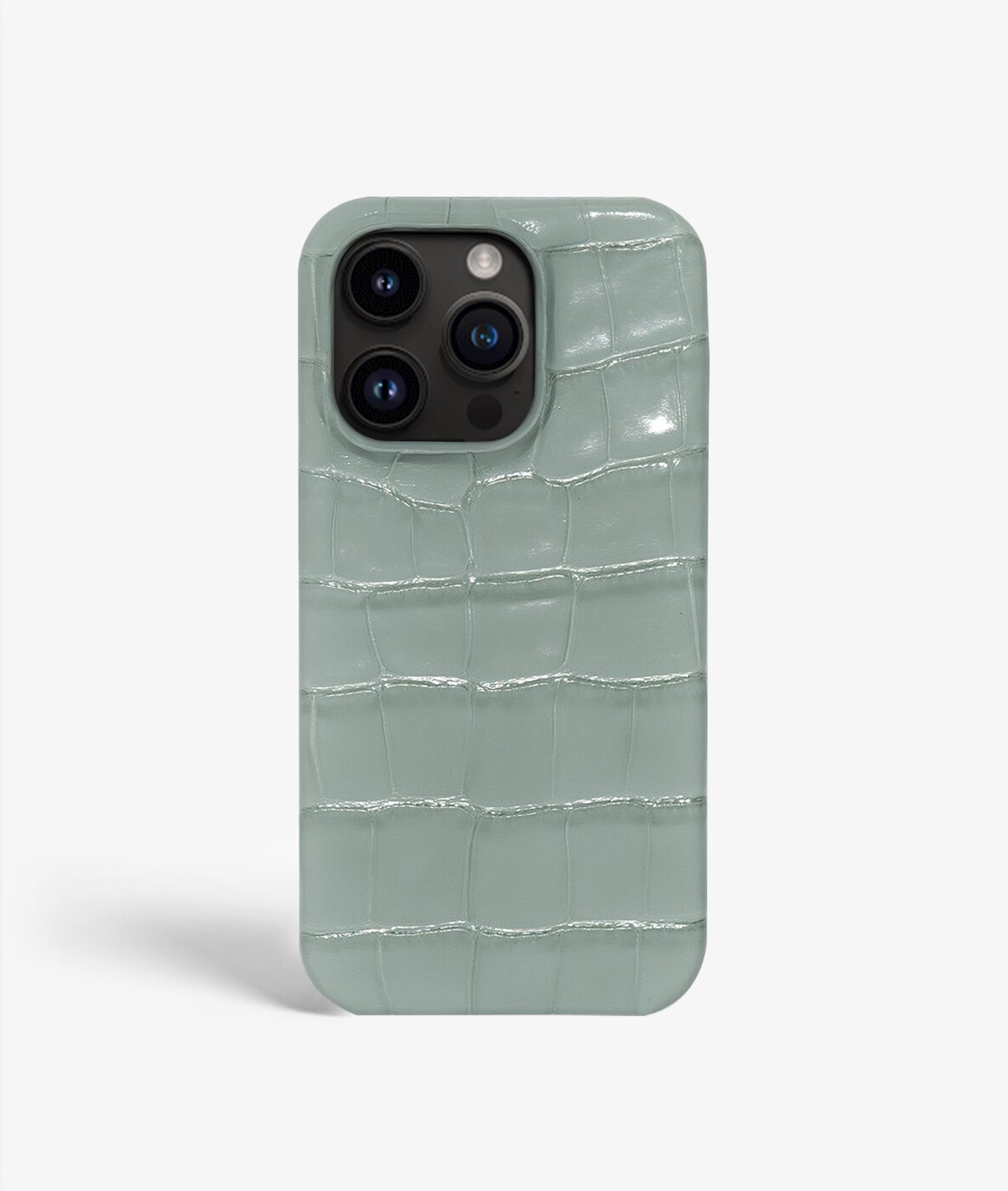 Cover iPhone 13 Pro Max Croco Teal