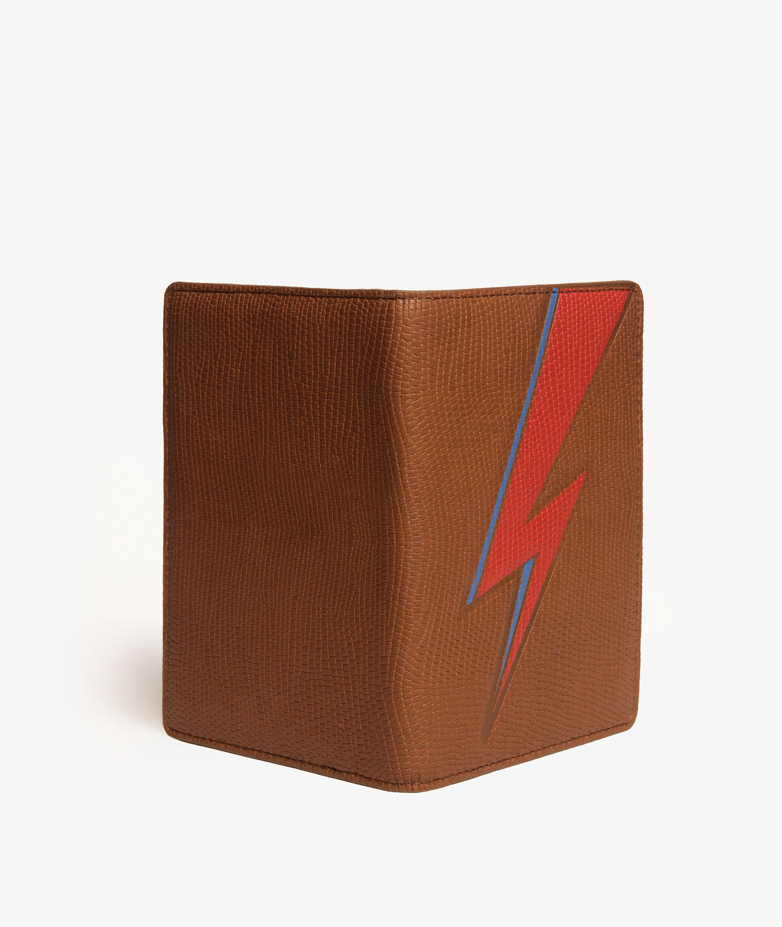 Custodia per passaporto Bowie Lightning Lizard Cognac