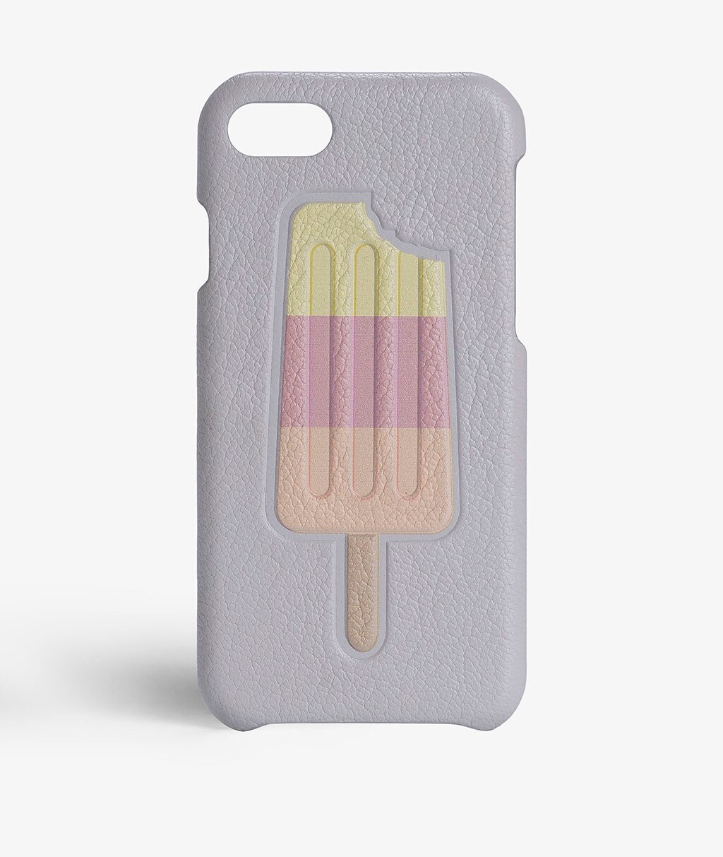 Cover iPhone 7 Popsicle Nappa Grey