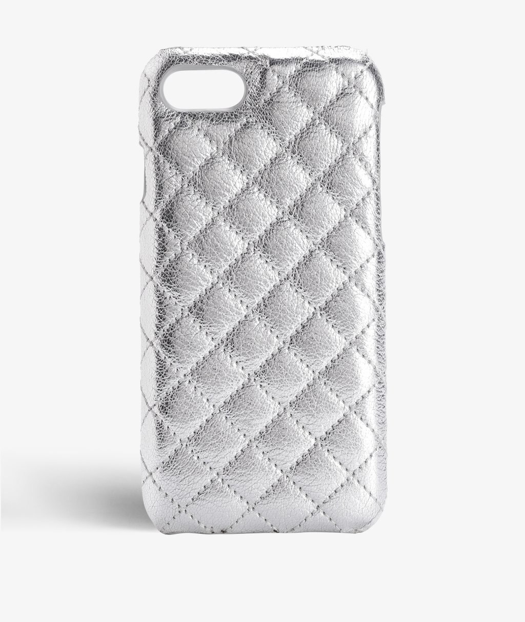 Cover iPhone 7 Quilted Metallic Silver