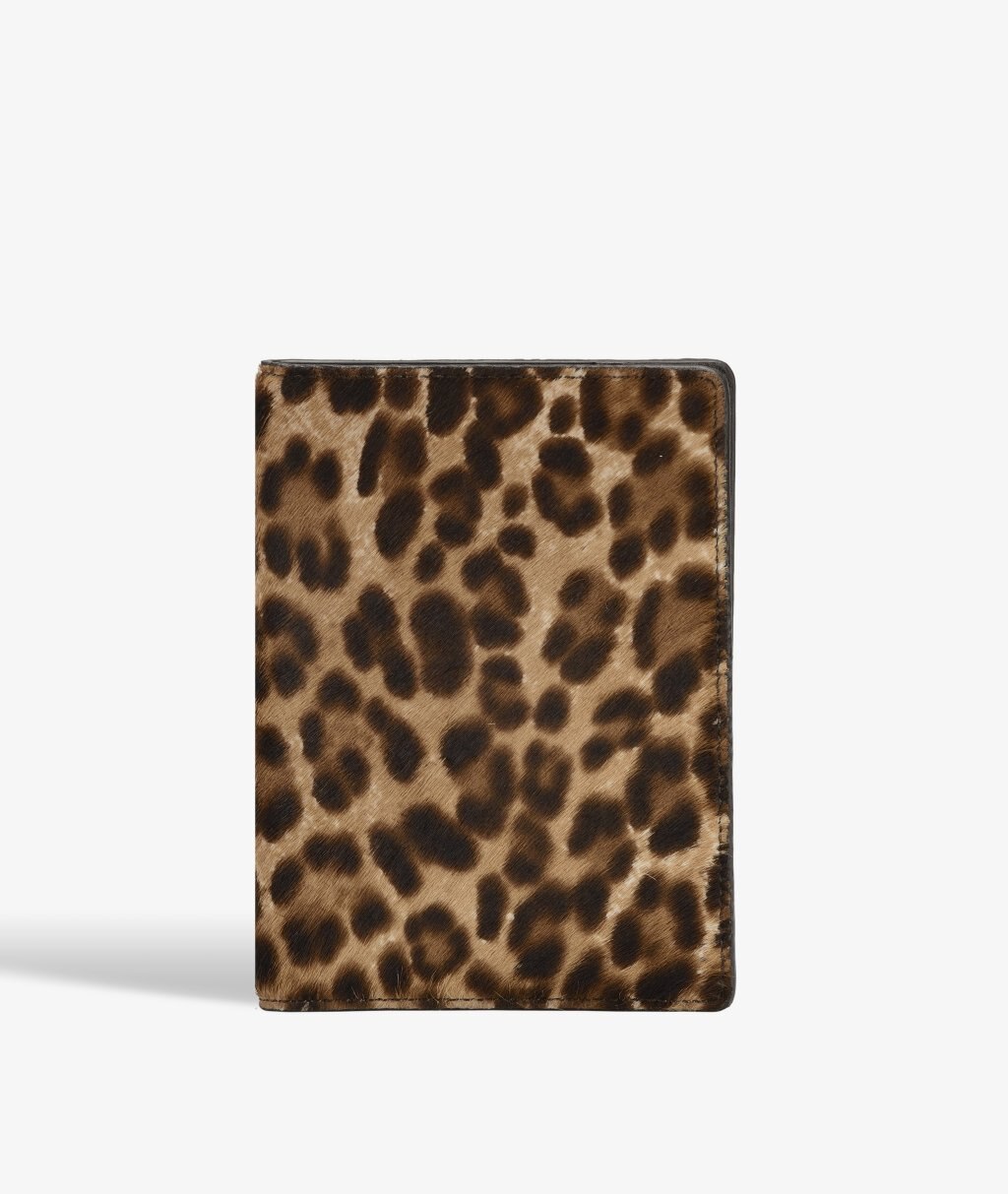 Custodia per passaporto Pony Leopardo Camel