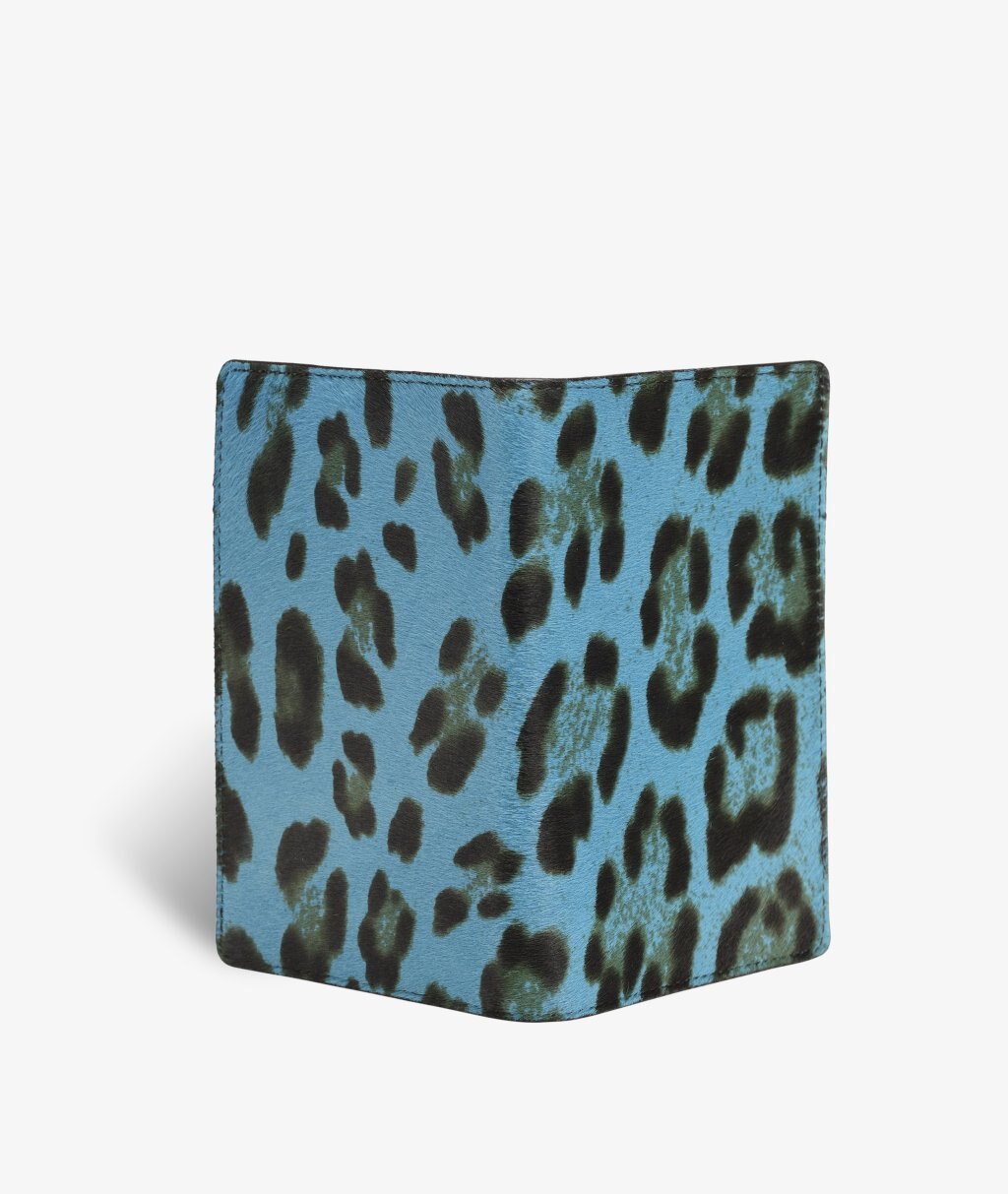 Custodia per passaporto Pony Leopardo Turquoise