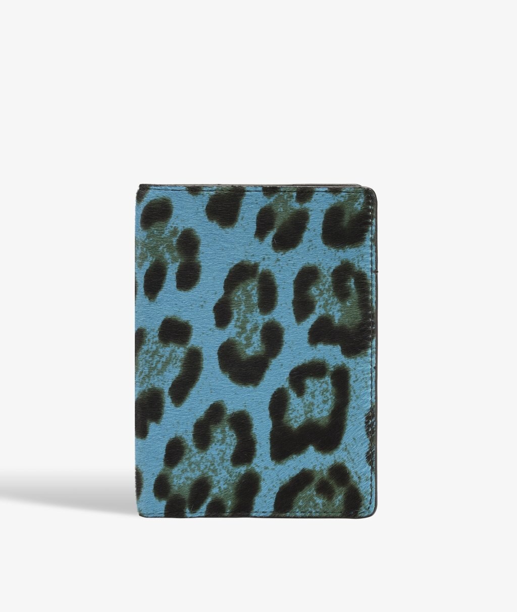 Custodia per passaporto Pony Leopardo Turquoise