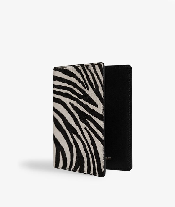 Custodia per passaporto Pony Zebra Black/White