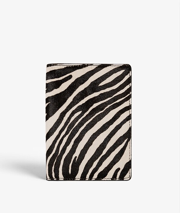 Custodia per passaporto Pony Zebra Black/White