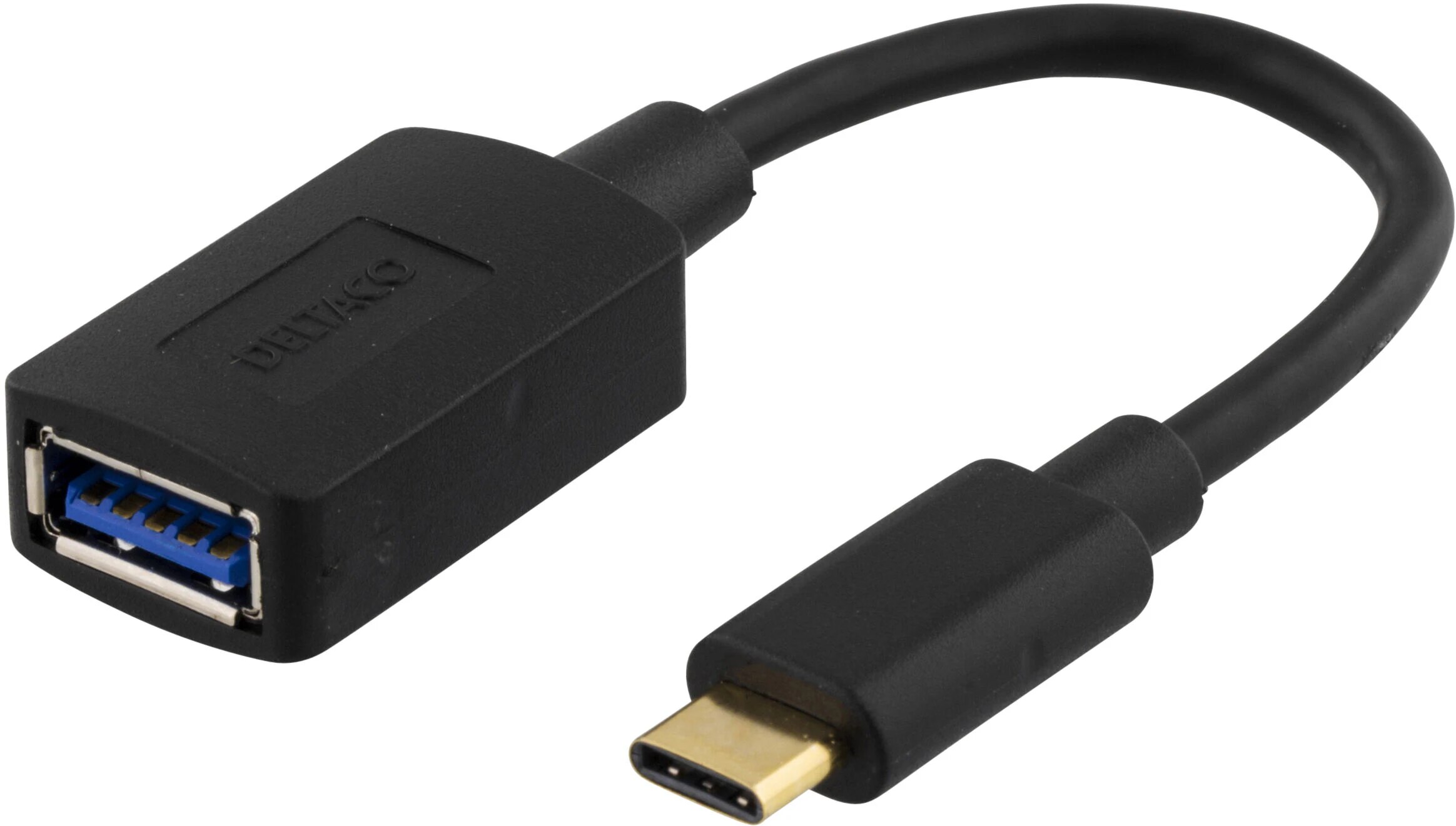 Adattatore da USB-C a USB-A nero