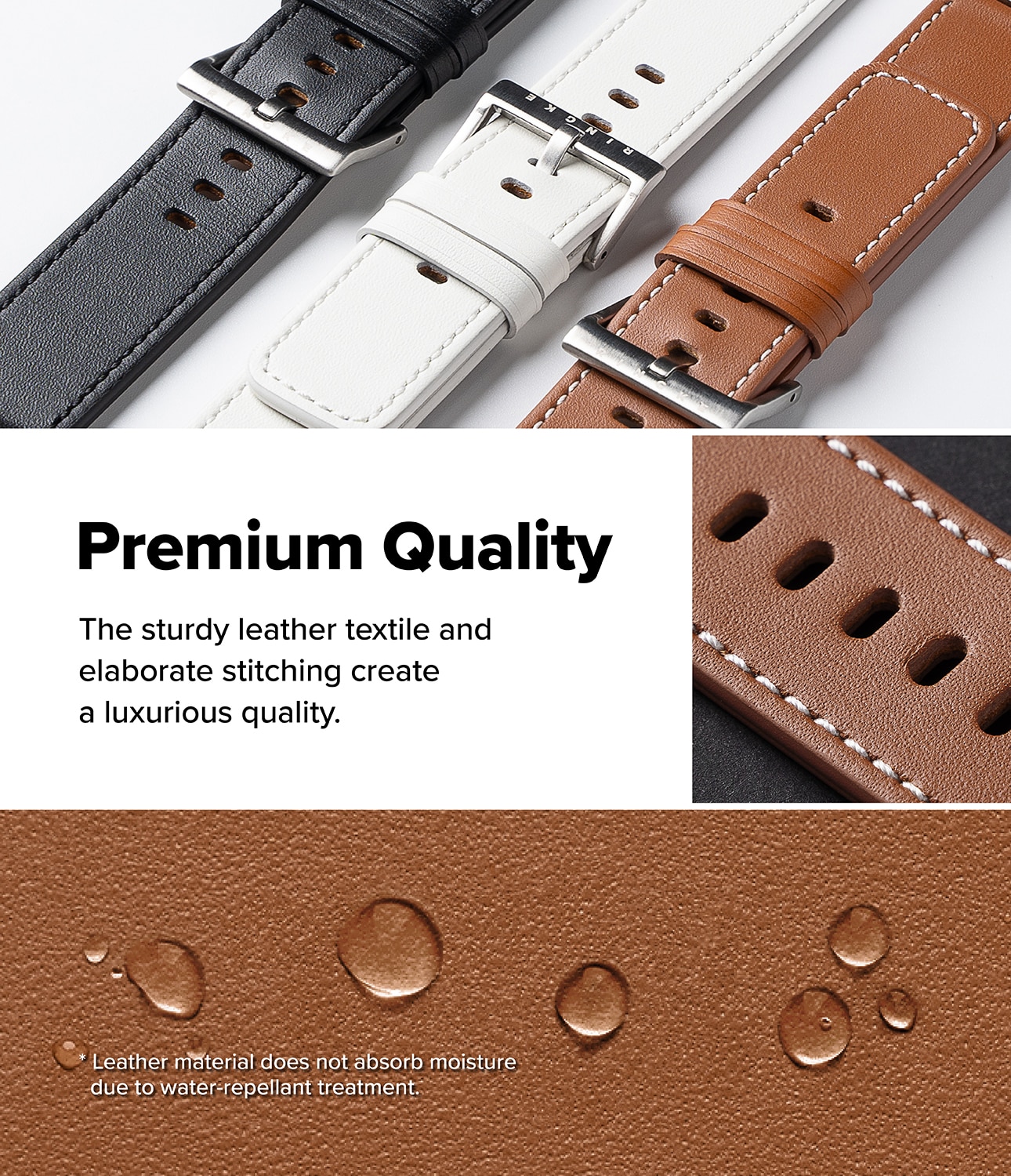 Leather One Basic Bold Band  Suunto 7 Brown