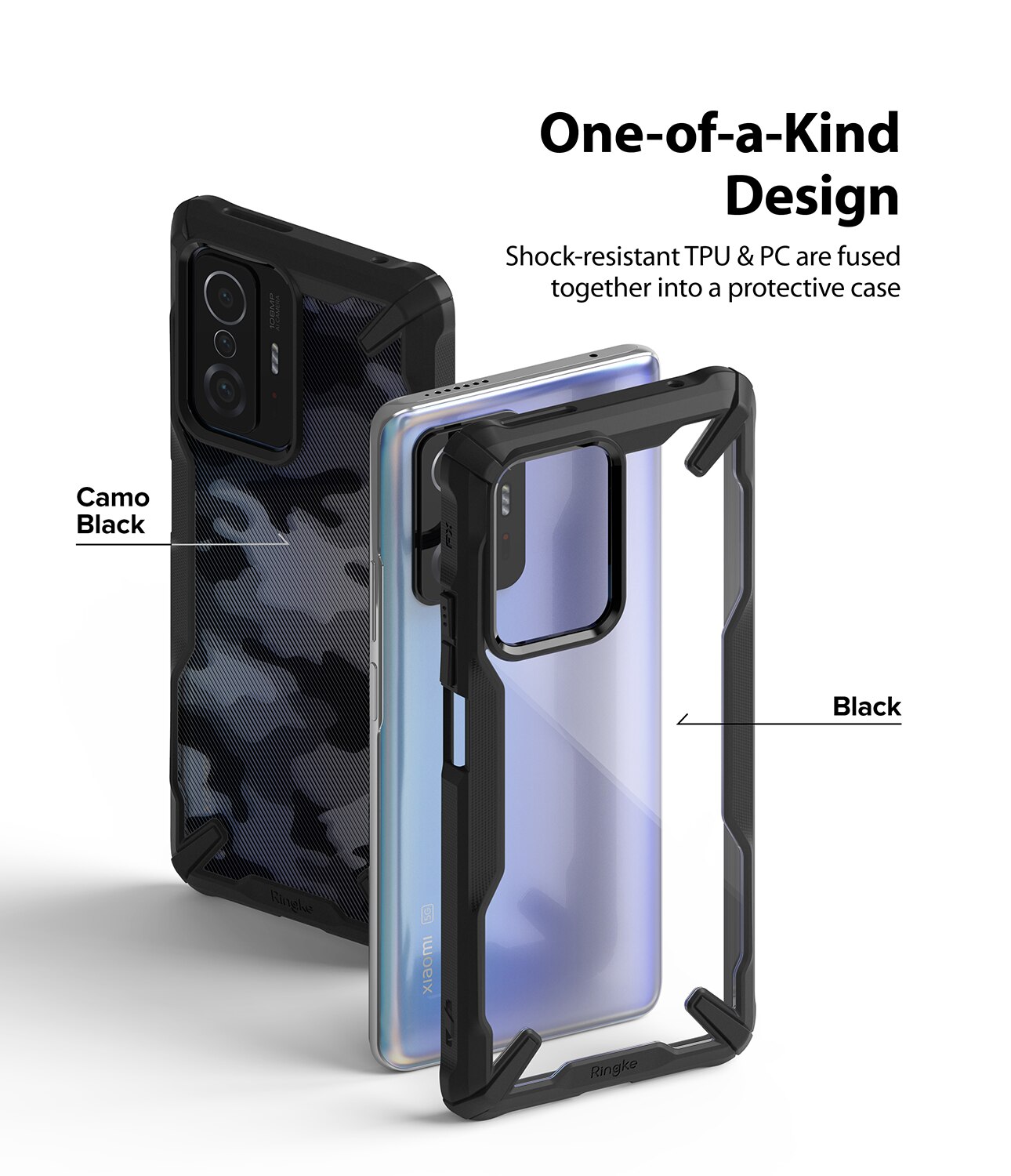 Cover Fusion X Xiaomi 11T/11T Pro Black