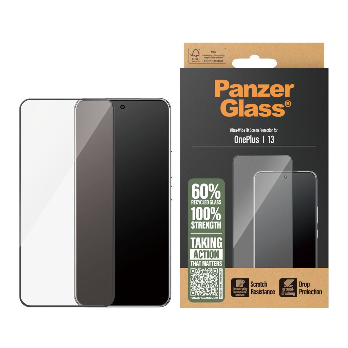  OnePlus 13 Screen Protector Ultra Wide Fit