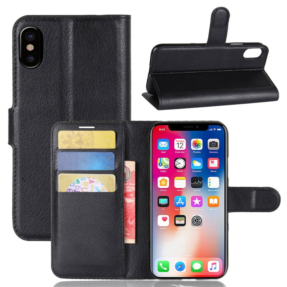 Cover portafoglio iPhone X/XS Nero