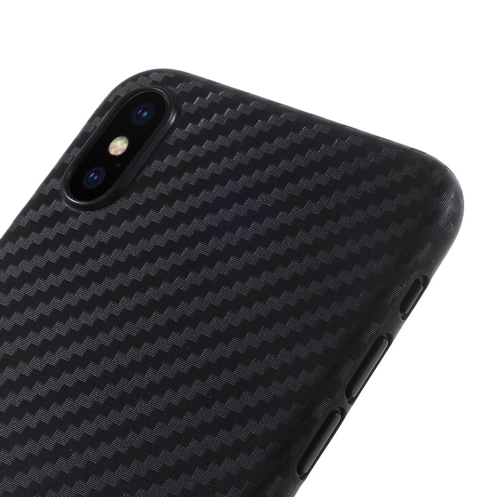 Cover UltraThin iPhone X/XS Fibra di carbonio