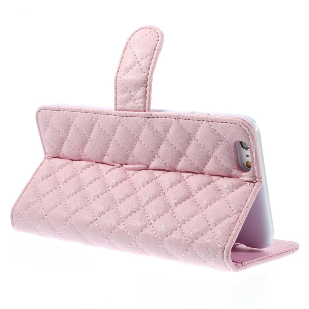 Custodie a portafoglio iPhone 6 Plus/6S Plus Rosa trapuntato