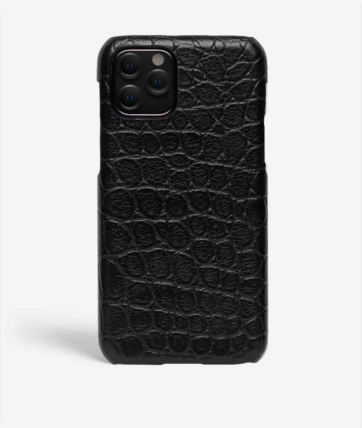 Cover iPhone 11 Pro Small Croco Nero