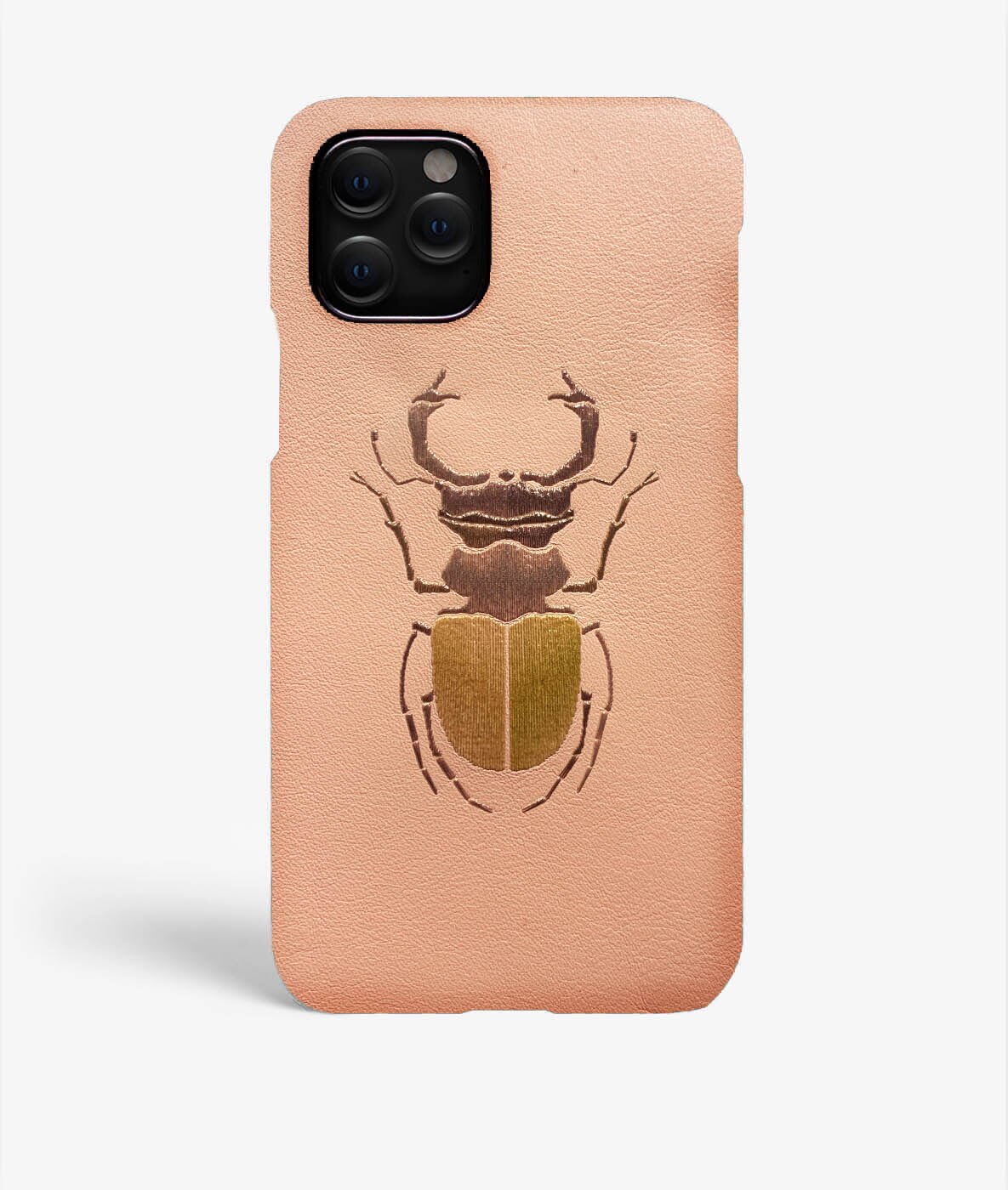 Cover iPhone 11 Pro Beetle Calf Dusty Pink