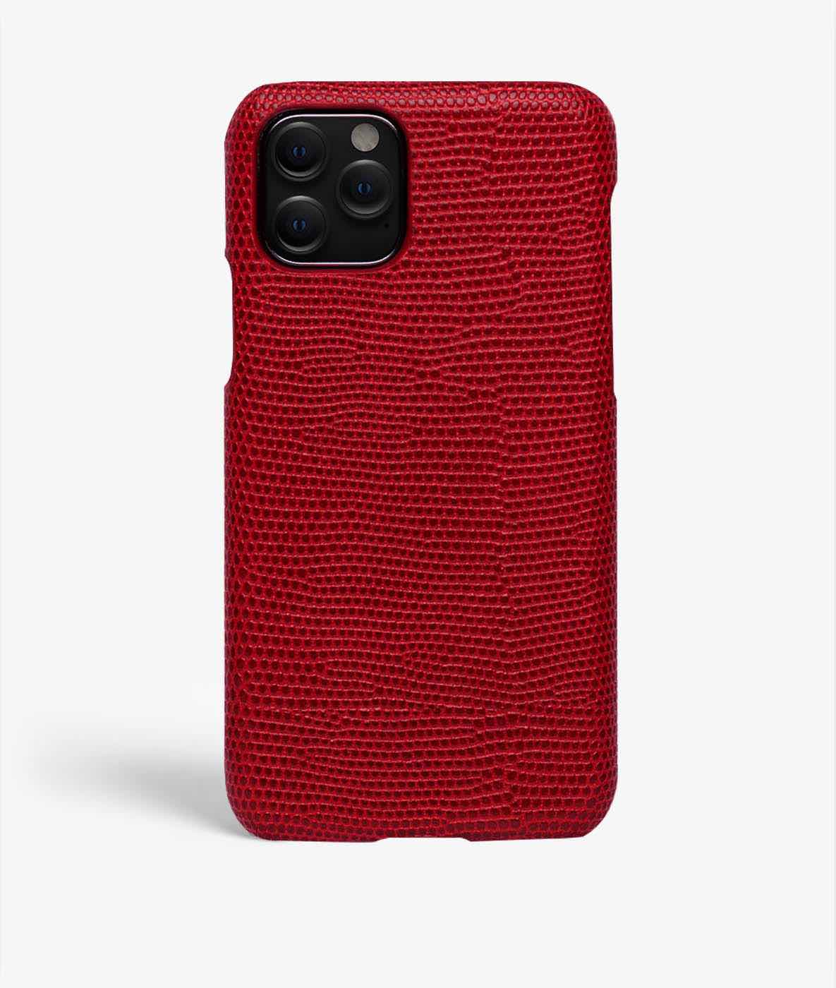 Cover iPhone 11 Pro Lizard Rosso