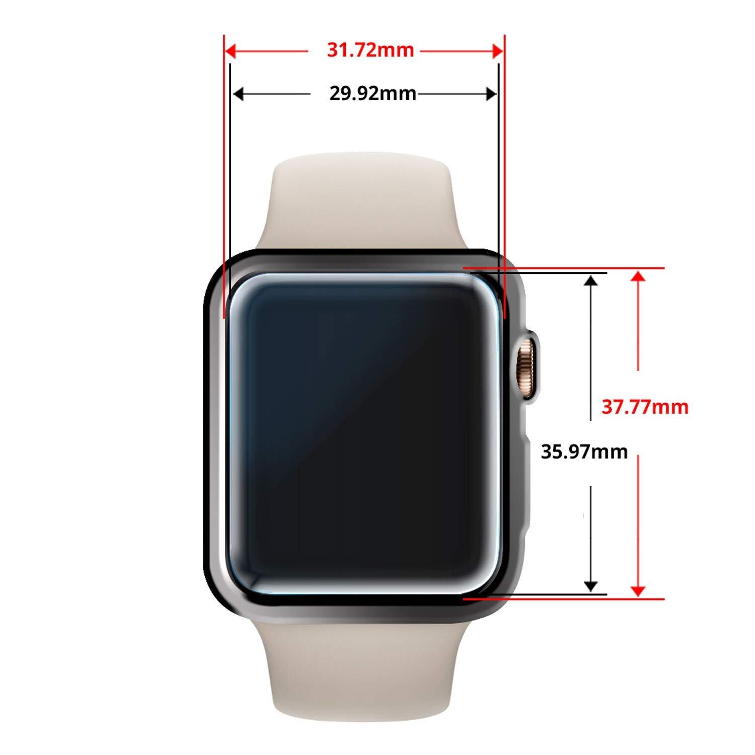 Dome Glass Screen Protector (2 pezzi) Apple Watch 44 mm